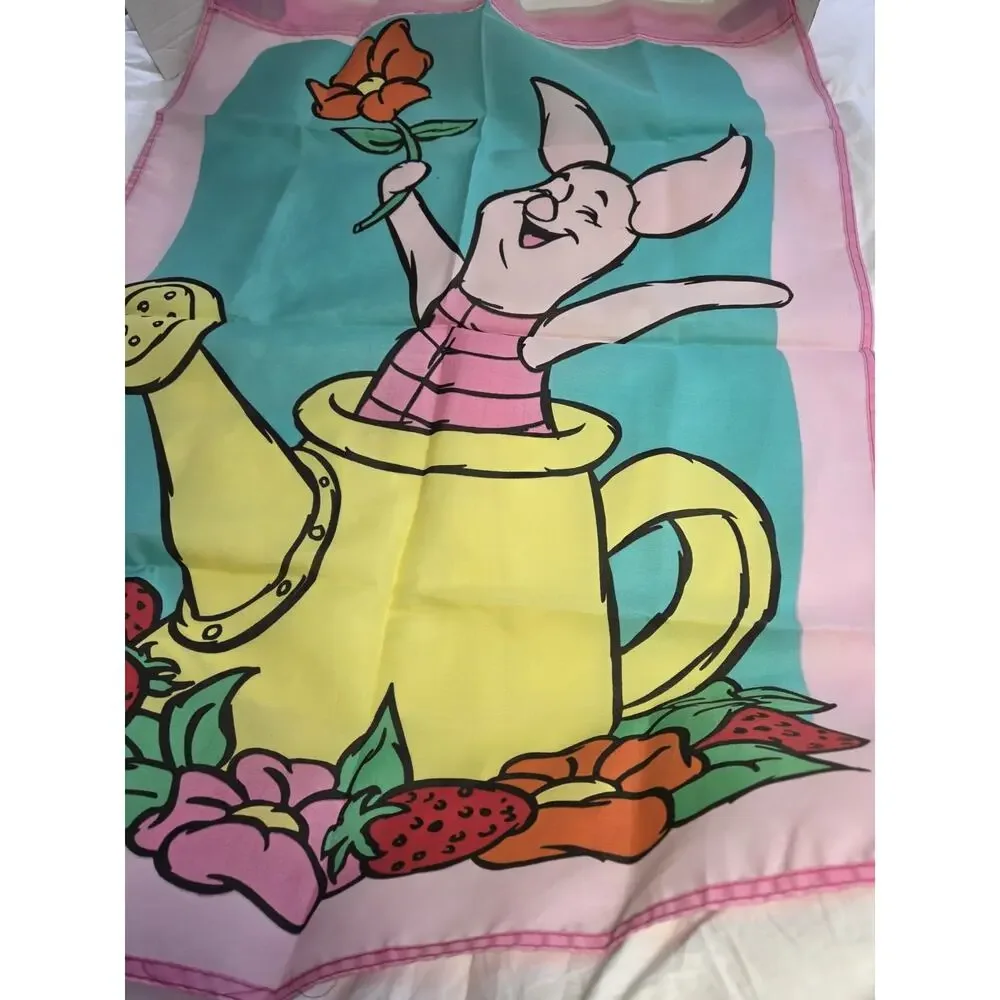 Disney Piglet House Banner Flag Winnie The Pooh 90's Greeting Retro Garden Decor